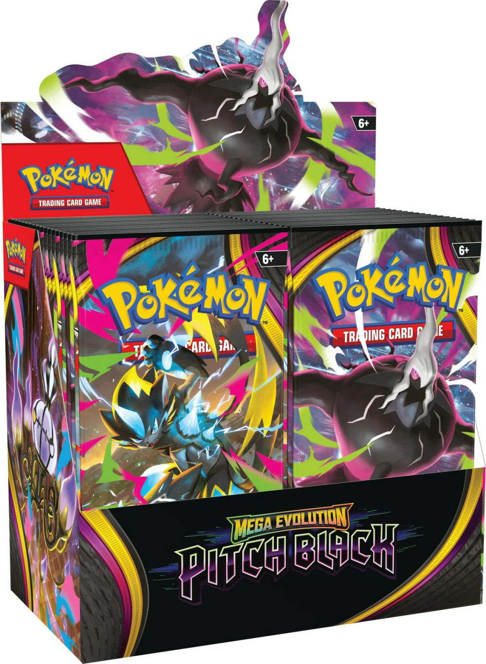 Pokémon TCG: Mega Evolution—Pitch Black Booster Display